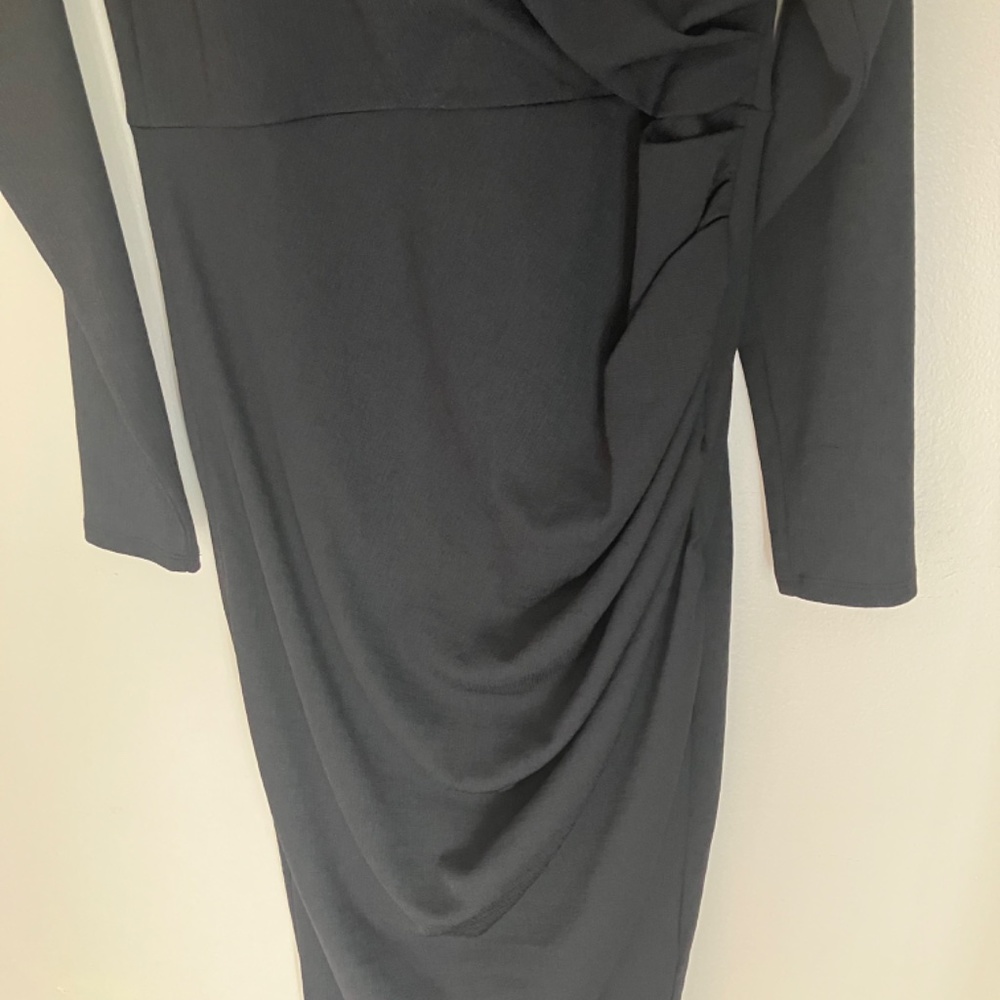 COPY - Black Midi Dress - Picture 6 of 6